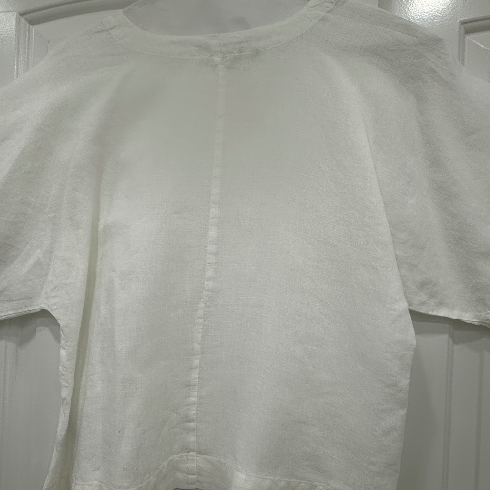 WWOT LINEN WHITE SHIRT